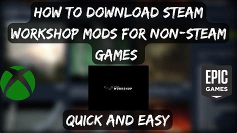 download steam workshop mods without steam.